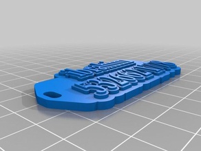 ibrahim Anahtarlık özelleştirilmiş 3d print model - Mito3D
