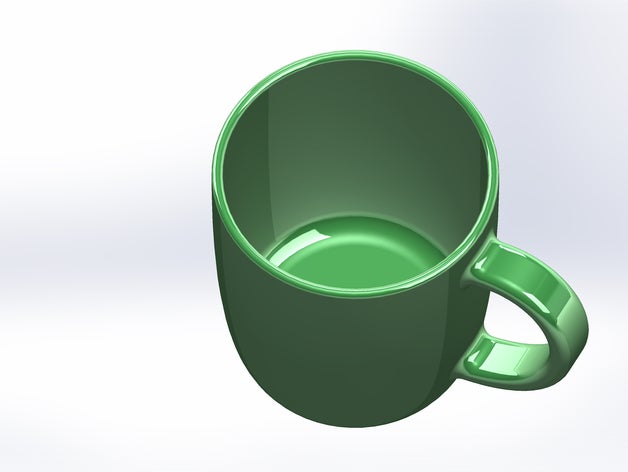 caneca a cozinha jantar de café canecas 3D print model - Mito3D