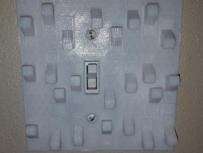 trick light switch plate Haushalt 3d print model - Mito3D