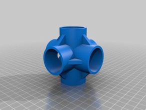 embout dassemblage tubo de pvc 32mm rc veículos 3d print model - Mito3D