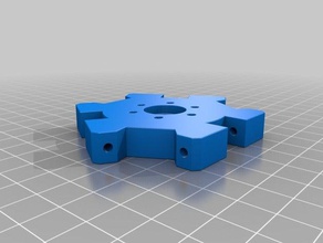 m3 delta rostock mini fisheye effector hammock 3d printer accessories kossel pro 3d print model - Mito3D