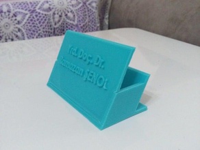business-card-Inhaber 3d drucken 3d print model - Mito3D