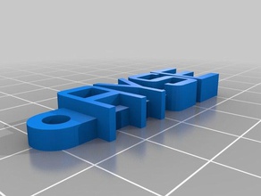 Ayşe organizasyon özelleştirilmiş 3d print model - Mito3D