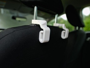 mitsubishi imiev seatback trash bag hooks automotive 3d print model - Mito3D