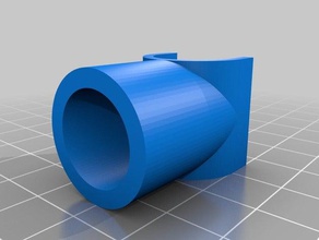 m3d support de bobine 12 pouces tuyaux pipe l'imprimante accessoires personnalisé 3d print model - Mito3D