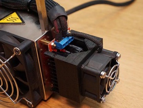 fan mount dönüştürücü adım elektronik 40mm monte edin el feneri led 3d print model - Mito3D