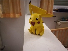lil pikachu sculptures figure figurine pokemon sculture jouet 3d print model - Mito3D