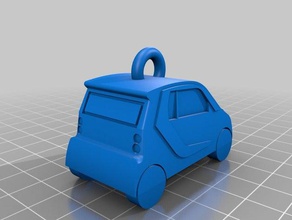portachiavi smart Schlüsselanhänger automotive 3d print model - Mito3D