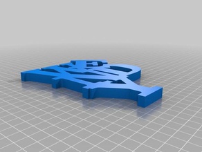 mon personnalisés variable mot wend sculptures 3d print model - Mito3D