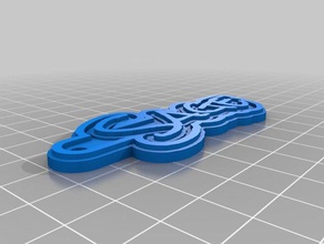 sage etiqueta llaveros personalizado 3d print model - Mito3D