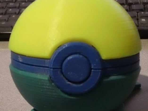 pokeball contenitore art pokemon 3D print model - Mito3D