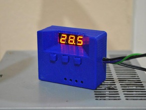 w1209 termostato digital do gabinete eletrônica caso 3d print model - Mito3D