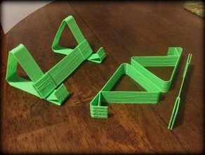 efficient tabletphone stand 3d print model - Mito3D