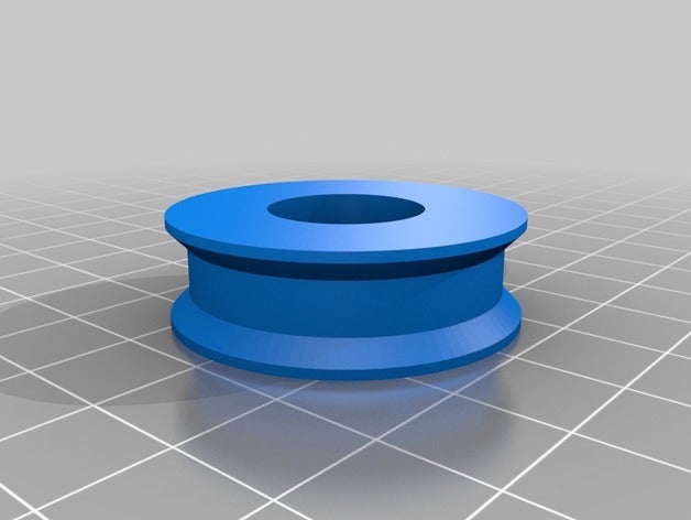 meu personalizados paramétrico correia em v pulleyroller gadgets 3D print model - Mito3D