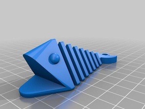my customized moving fish toys games 3d print model - Mito3D