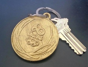 rio 2016 olympic medal keychain keychains 3dq studio 3d printer brazil bronze gold olympics prusa i3 silver 3d print model - Mito3D