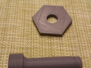 adaptateur de petit diamètre intérieur des rouleaux bobines wanhao duplicateur i3 3d l'imprimante accessoires l'adaptateur filament titulaire support bobine flashforge 3d print model - Mito3D