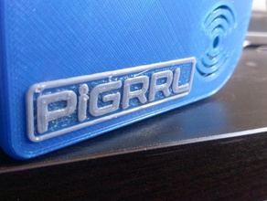 pigrrl logo video games 3d print model - Mito3D