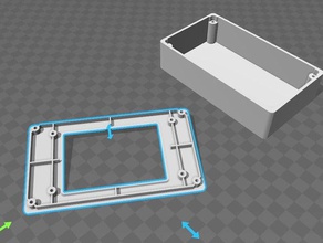 nextion logement de 35 pouces standard lunette accessoires esp8266 module lcd l'écran tactile dispositif d'écran 3d print model - Mito3D