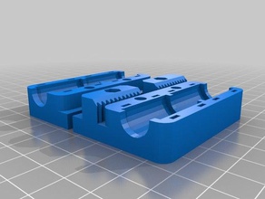 x-Schlitten prusa i3 variable Höhe zusätzliche Löcher wades extruder 3d Drucker Teile 3d print model - Mito3D