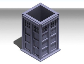 tardis'in içi boş sahne doktor geek 3d print model - Mito3D