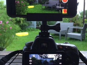 sony alpha iphone-Ständer Kamera 3d print model - Mito3D