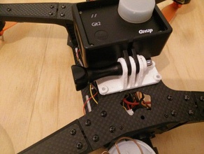 git2 kamera mount spedix s250 quadcopter 3d baskı 3d print model - Mito3D
