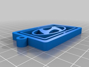 hyundai Schlüsselbund Schlüsselanhänger 3d print model - Mito3D