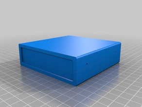 box 100x100x30 electronics customized 3d print model - Mito3D