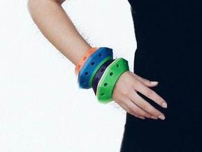 thick bracelet bracelets 3d print model - Mito3D