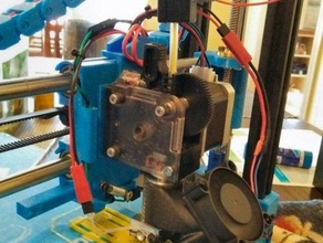 e3d titan extruder bracket wilson ii printer extruders 3d print model - Mito3D