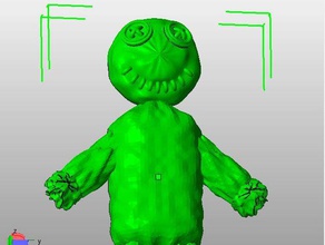 gefüllte voodoo-Puppe Kreaturen gruselig Dekoration Kühlschrank-magnet halloween horror Magie sammeln mtg beängstigend 3d print model - Mito3D