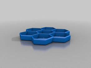 hex ice cube art tools 3d print model - Mito3D
