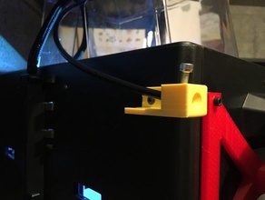 side ptfe tube holder lateral filament loading 3d printer accessories creator pro upgrade 3d print model - Mito3D