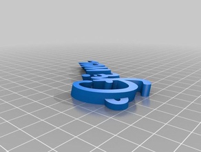 grimm Schlüsselanhänger angepasst 3d print model - Mito3D