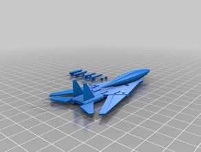 f14 tomcat low detail my first 3d model printing F-14 3d print model - Mito3D