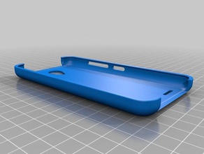 iocean x1 básica del caso móvil teléfono caja 3d print model - Mito3D