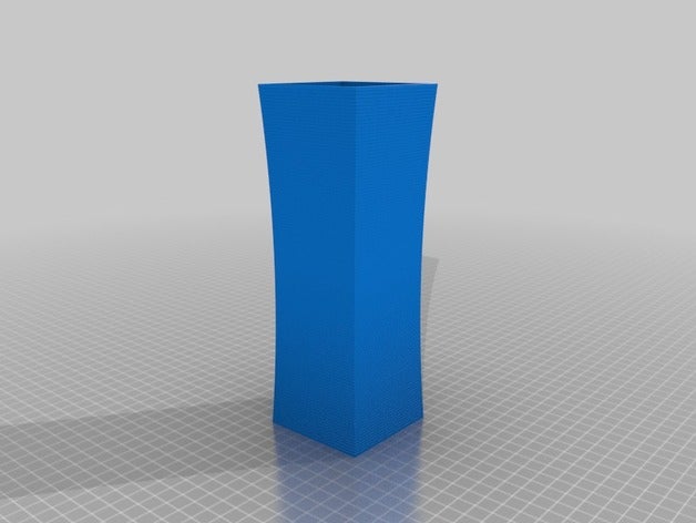 gola ploska vaso arredamento personalizzato 3D print model - Mito3D