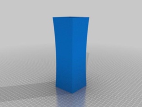 gola ploska vaso arredamento personalizzato 3d print model - Mito3D