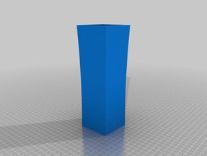 gola ploska vaso arredamento personalizzato 3d print model - Mito3D