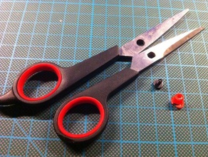 plastic hubs replacement scissors kitchen dining repair part 3d print model - Mito3D