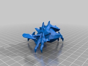 starcraft roach giochi 3d print model - Mito3D