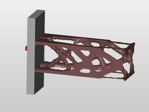 cantilever beam lower upper edge -z maximize stiffness engineering makeredchallenge2 3d print model - Mito3D