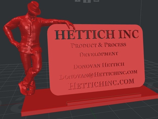 Business-card-Inhaber 3d drucken business card holder 3D print model - Mito3D