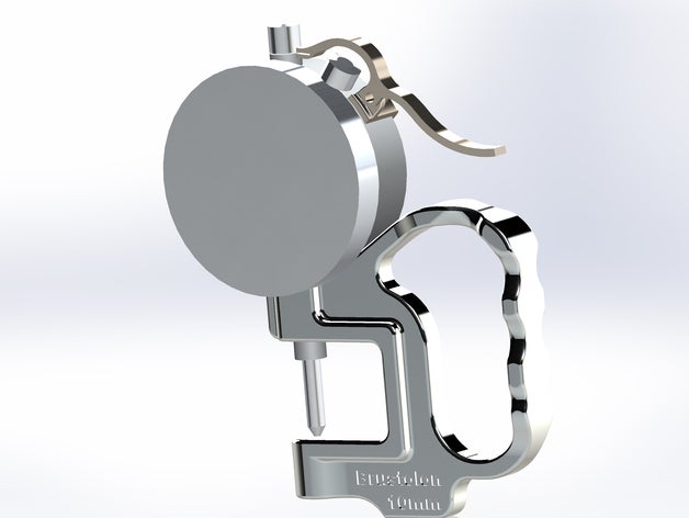 base para o rel&oacutegio comparador mão as ferramentas dial indicador espessura medio relgio 3D print model - Mito3D