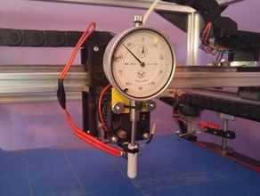 ft-5 mechanische bed leveling dial gauge bracket 3d Drucker - Zubehör folgertech ft5 3d print model - Mito3D