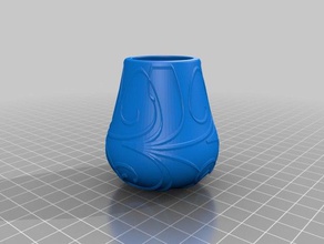 meinen maßgeschneiderten ornamentalen Töpfe, Urnen Vasen customizer Container 3d print model - Mito3D