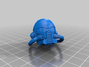swtor trooper helmet 3d printing tests 3d print model - Mito3D
