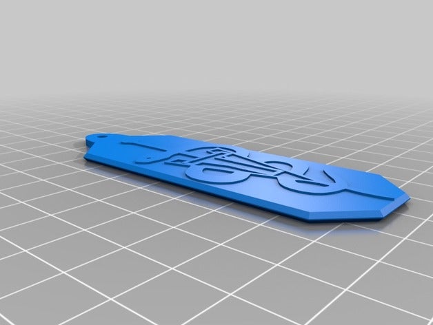 vet tech caduceus keychains 3D print model - Mito3D