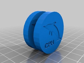 cópia do golfinho anéis de moedas 3d impressão 3d print model - Mito3D